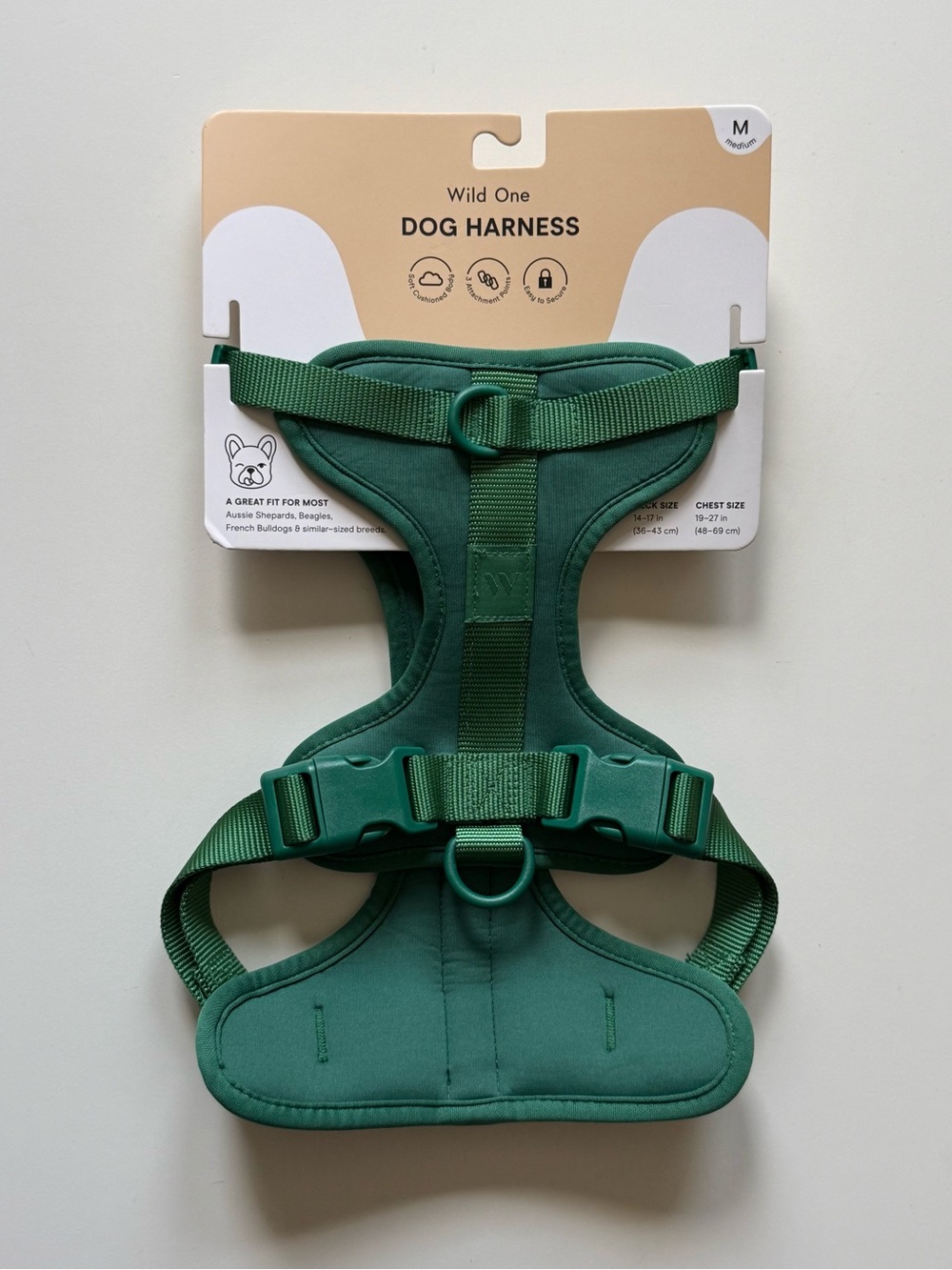 Wild One Dog Harness - Medium - Spruce Green